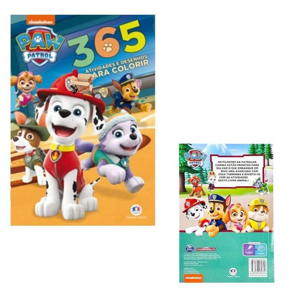 Livro Infantil 365 Atividades E Desenhos Para Colorir