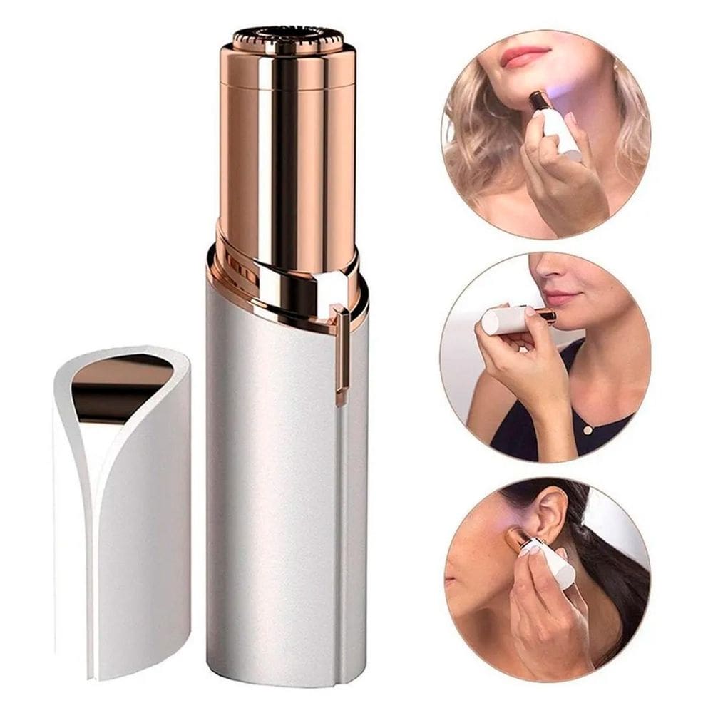 Depiladora Facial Batom Portatil Indolor Para Rosto