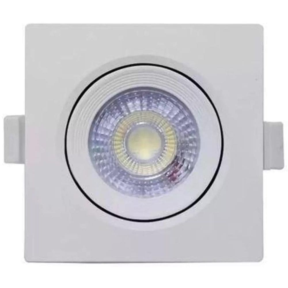 Kit Spot Lorenzetti 5W Quadrado - 3,000K - 10 Peças