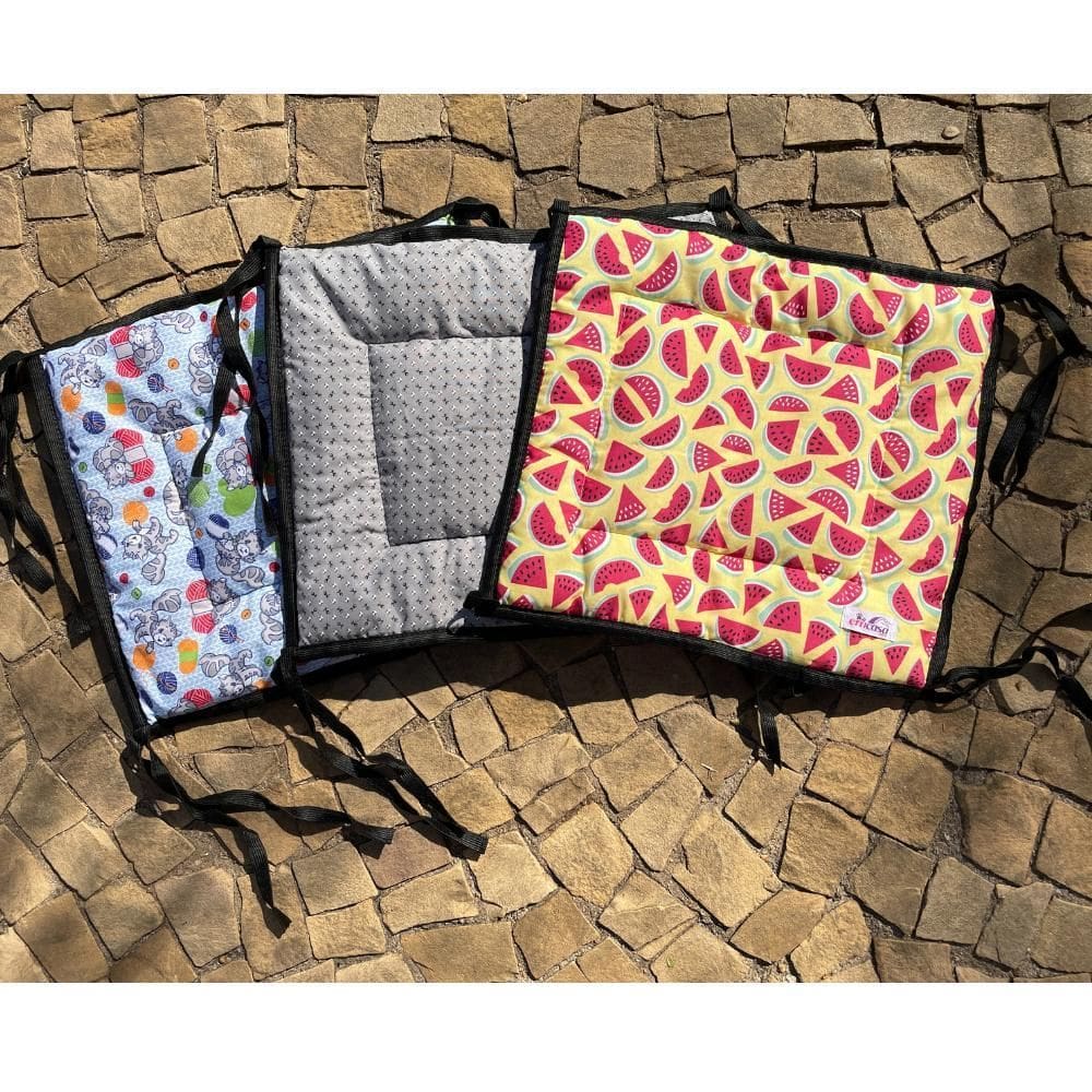 Kit Rede De Gatos Suspensa Com Amarração 10 Unid