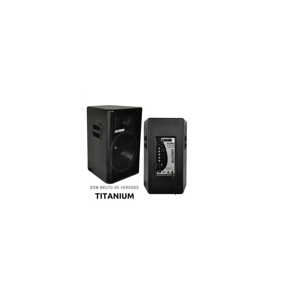 Kit Caixa Ativa Datrel At15 Bluetooth Ti+ Passiva 600 Wrms