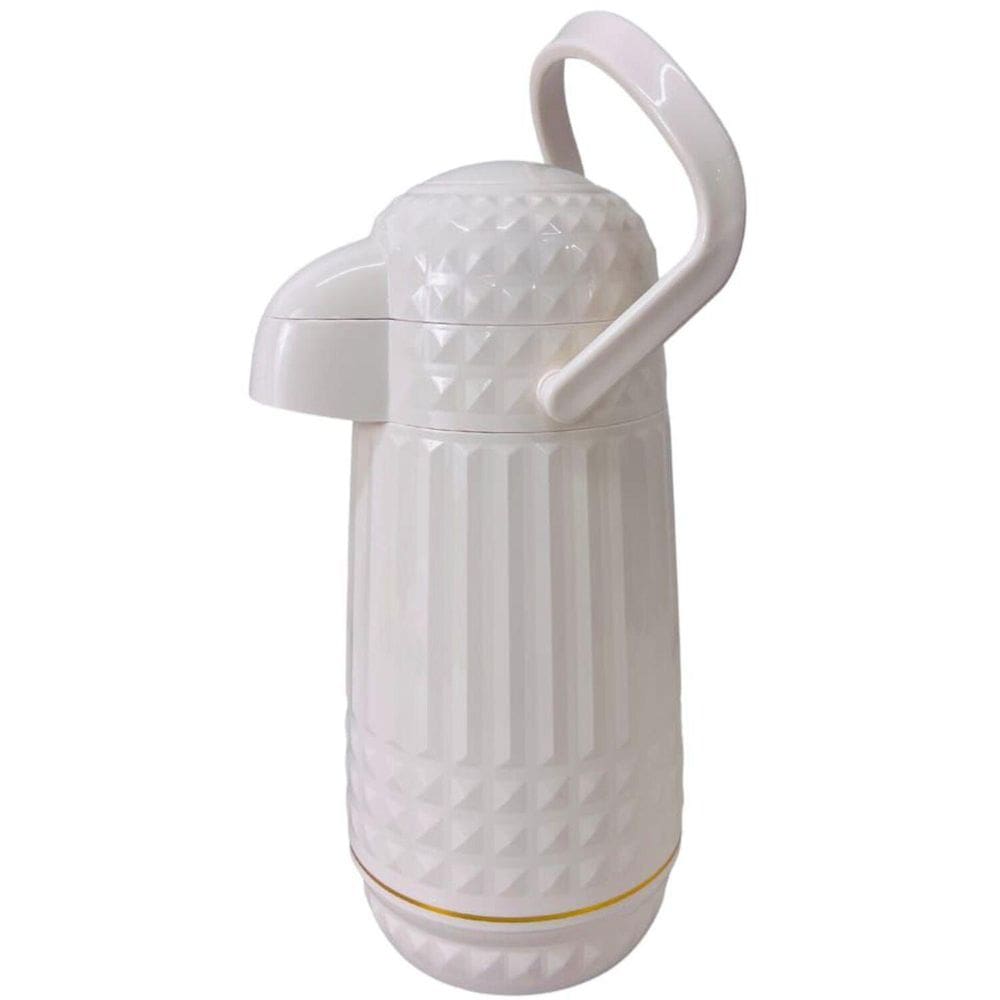 Garrafa Térmica Mb Home Classic Valentina 1L Branco