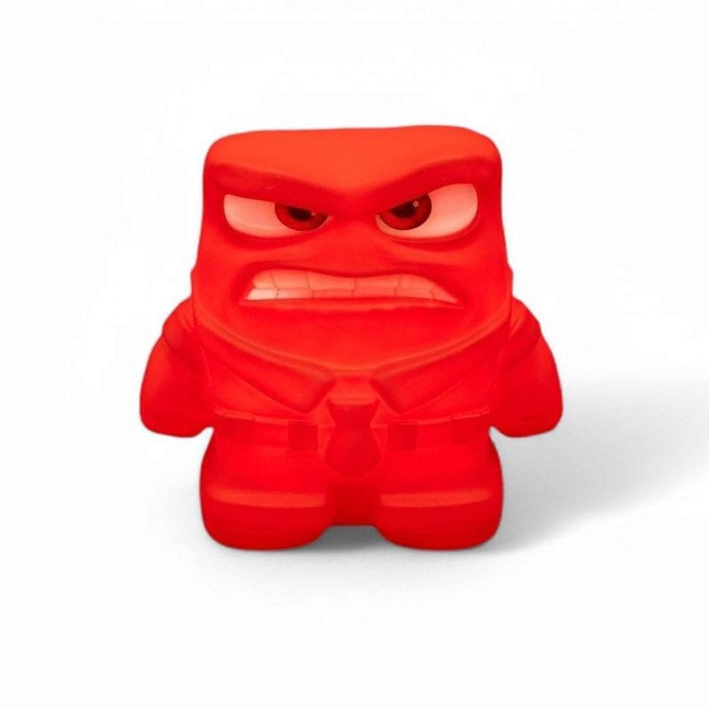 Luminária De Mesa Abajur Grande Divertidamente Raiva