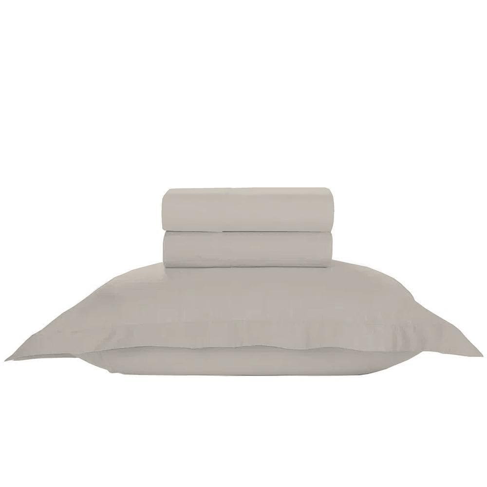 Jogo De Cama Solteiro Liso 300 Fios Nova América