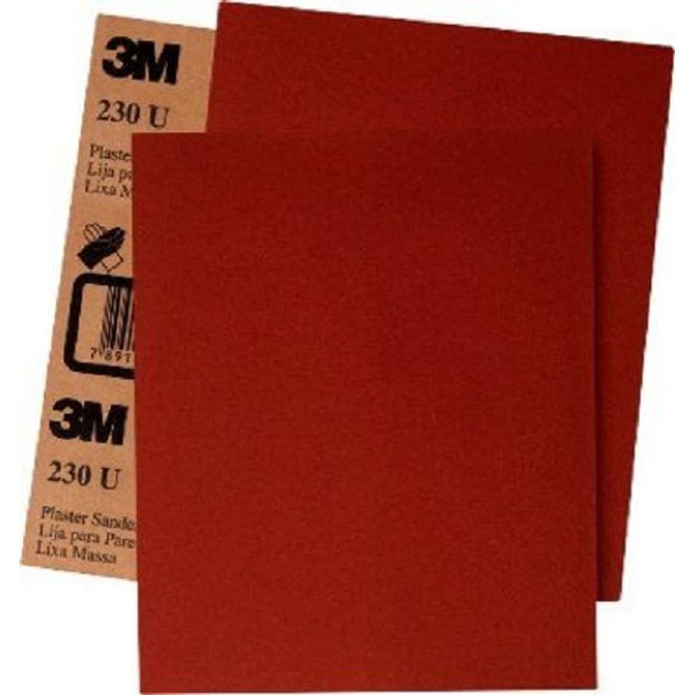 Folha Lixa 230U Massa e Madeira P150 Pacote com 50 Folhas