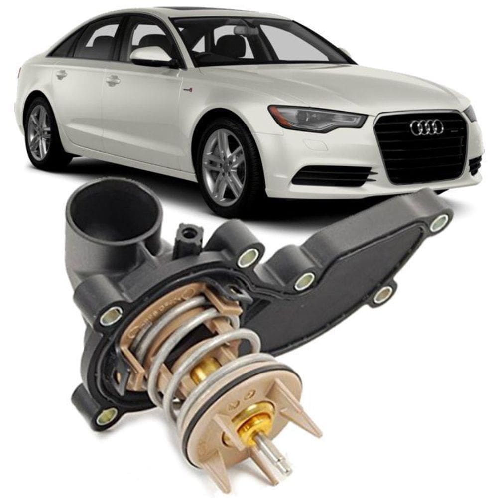 Válvula Termostatica Completa Audi A4 A6 Q5 Q7 3.0 2010 2018