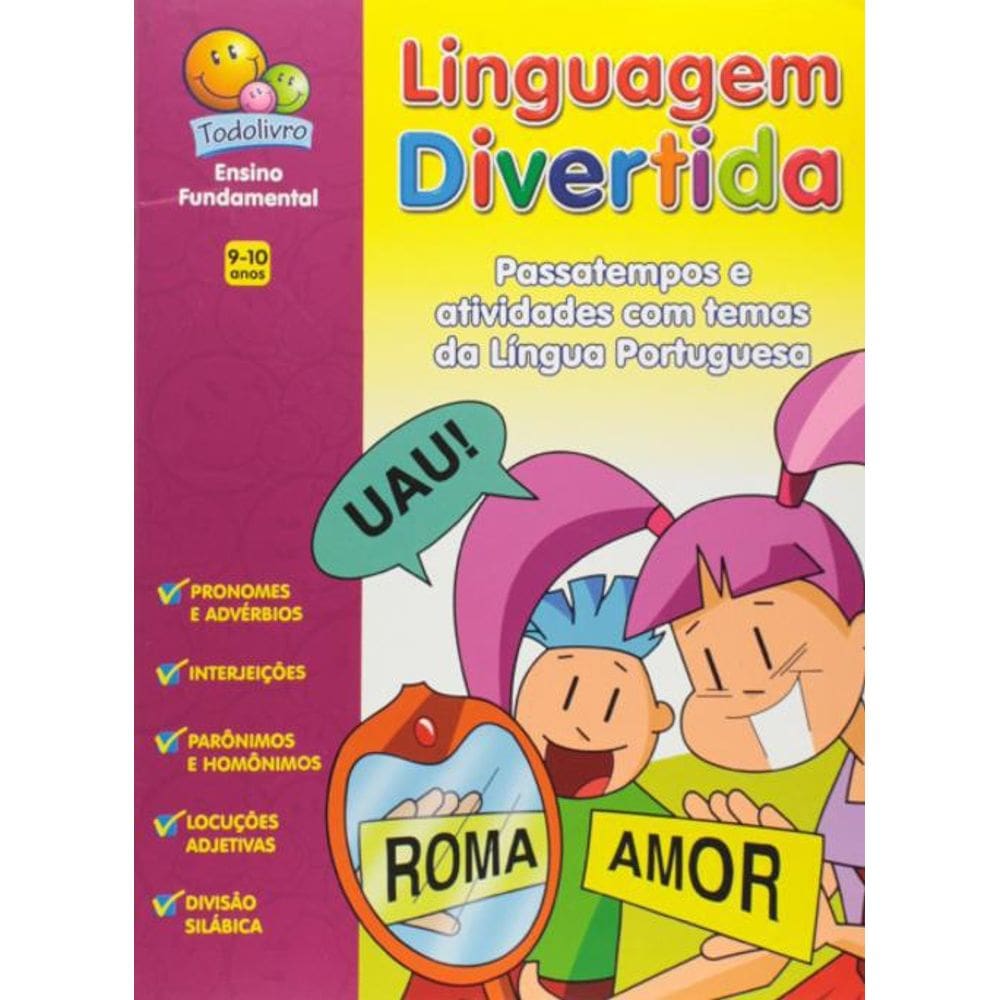 Livro Linguagem Divertida - Ensino Fundamental - 9-10 Anos