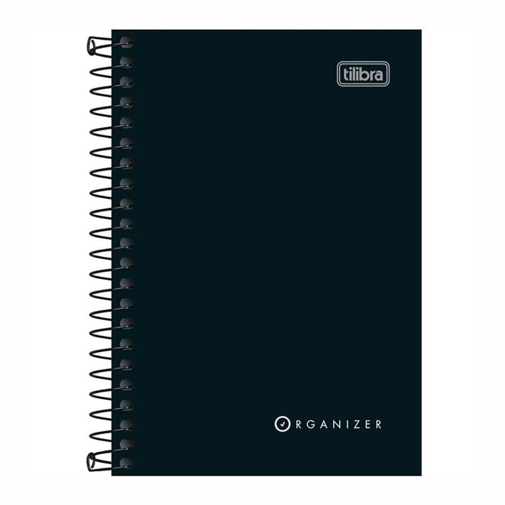 Caderneta espiral capa flexível 1/8 80 fls Organizer Tilibra