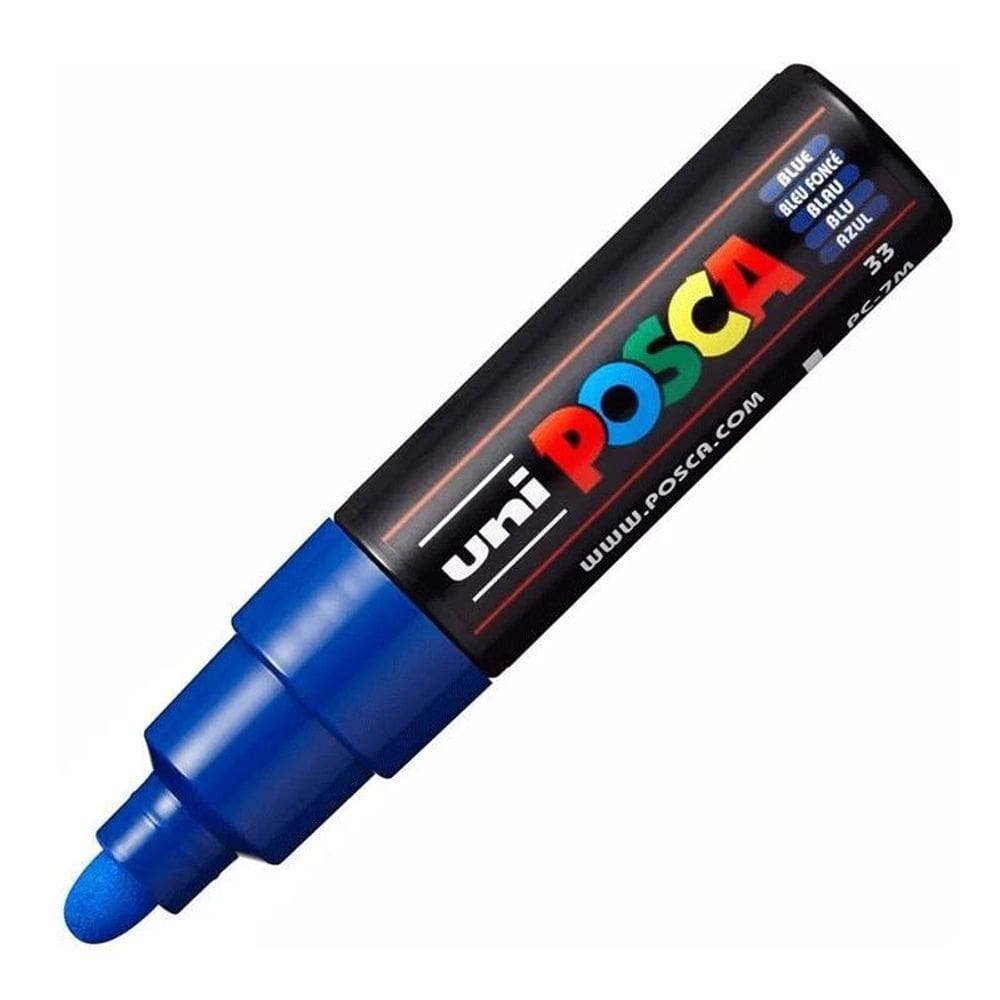 Caneta Posca PC 7M azul Uni Ball