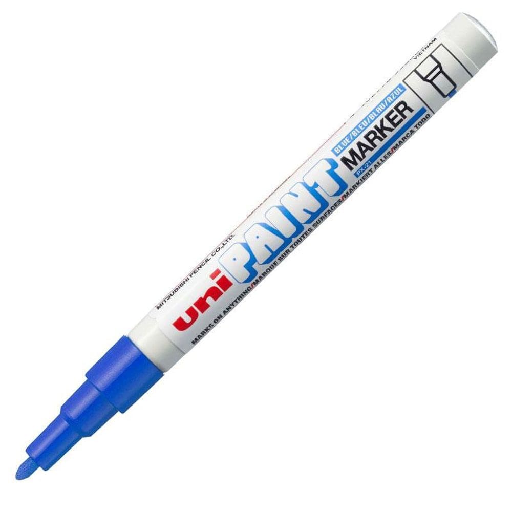 Pincel marcador permanente azul PX 21 Uni Paint