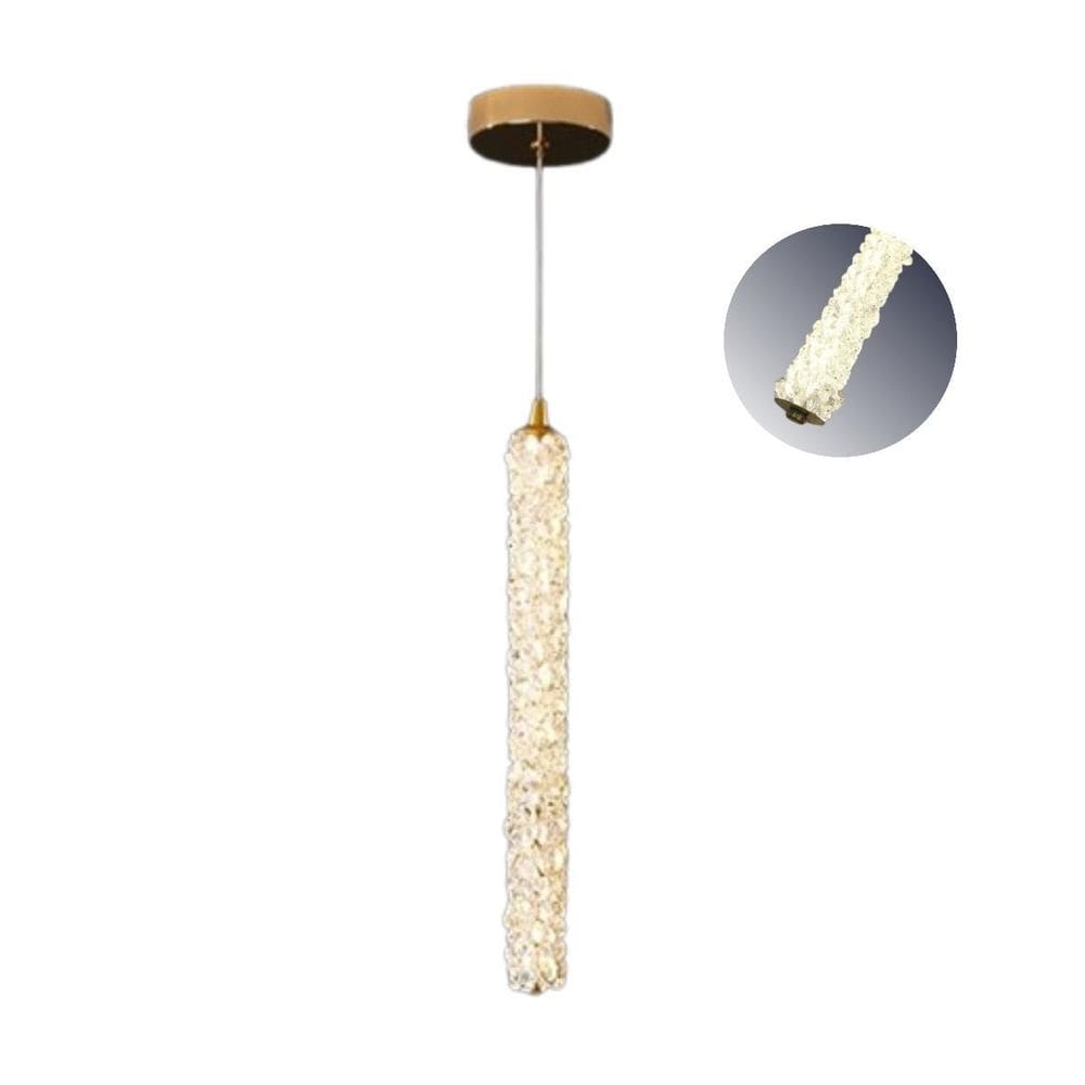 Pendente Led Cristal Decor Cinderella Cabeceira De Cama