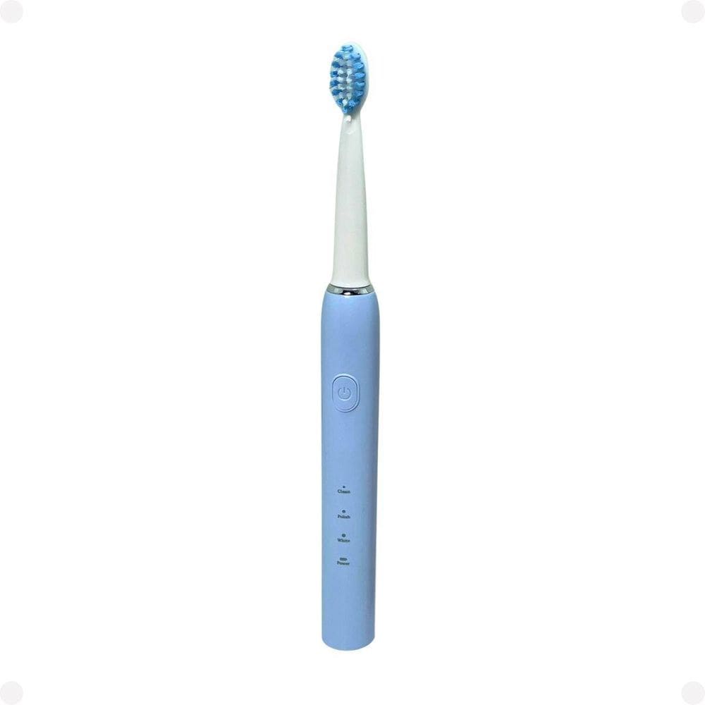 Escova De Dente Elétrica Alta Frequência Recarregável Azul