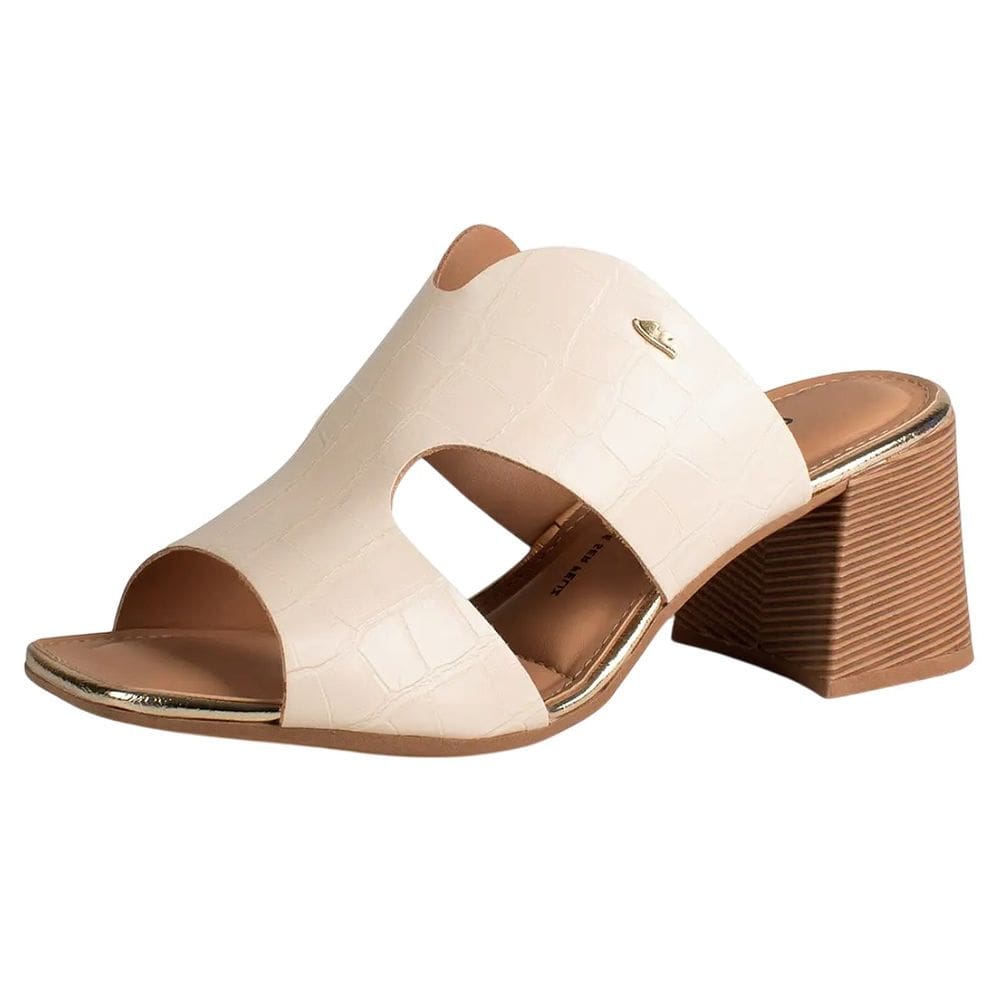 Tamanco Feminino Conforto Casual Salto Médio Dakota