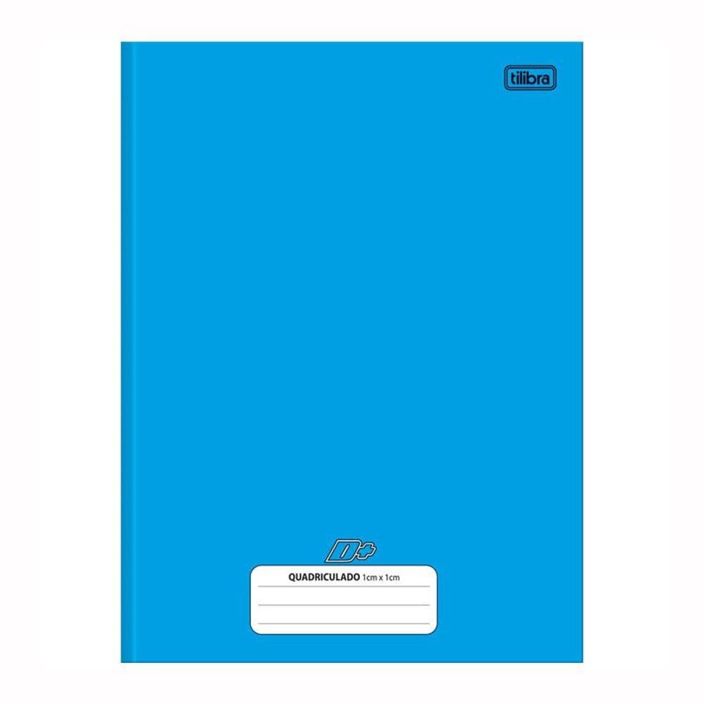 Caderno brochura capa dura quadriculado 1x1cm D Mais Tilibra