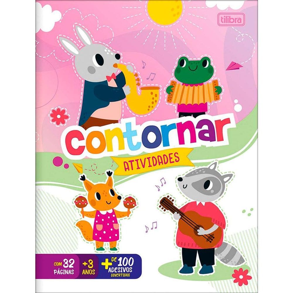 Caderno de atividades Contornar com 16 fls Tilibra
