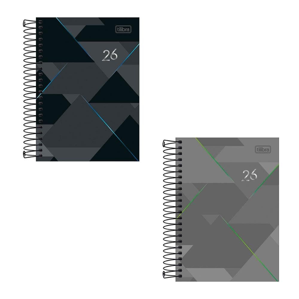 Agenda executiva espiral diária Spot 1/4 2026 Tilibra