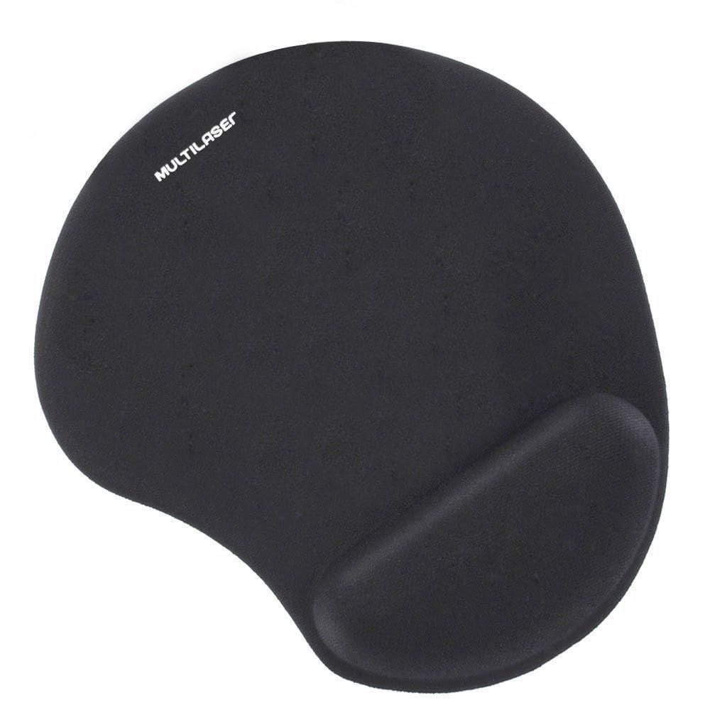 Mouse Pad Gel Multilaser (Ac024) Preto