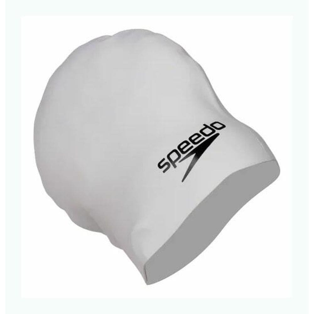 Touca Natacao AFRO power lisa silicone bco - Speedo