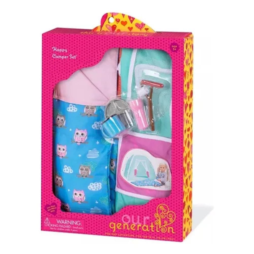 Our Generation Kit Barraca De Acampamento- Happy Camper Set - Candide
