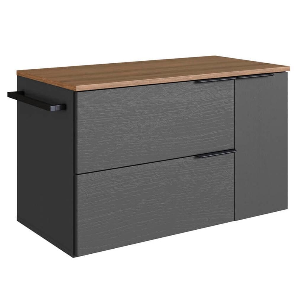 Gabinete Para Banheiro 02 Portas 01 Gaveta 80cm PRODDY