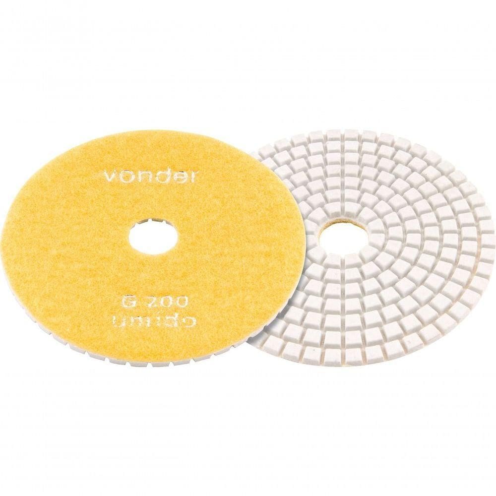 Disco Lixa Diamantado Umido 4” G 200 Vonder