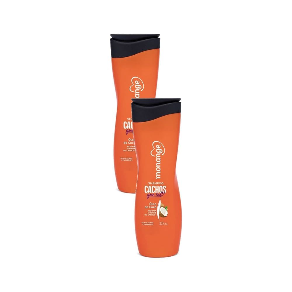 Kit 2 Shampoo Monange Cachos Que Tal 325ml