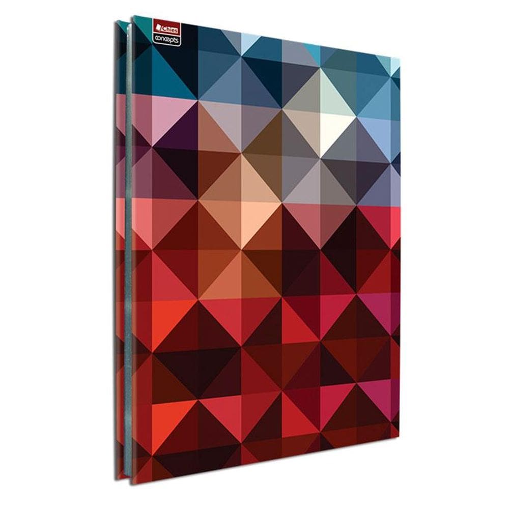 Pasta catálogo ofício 5351 abstrato com 25 plásticos Chies