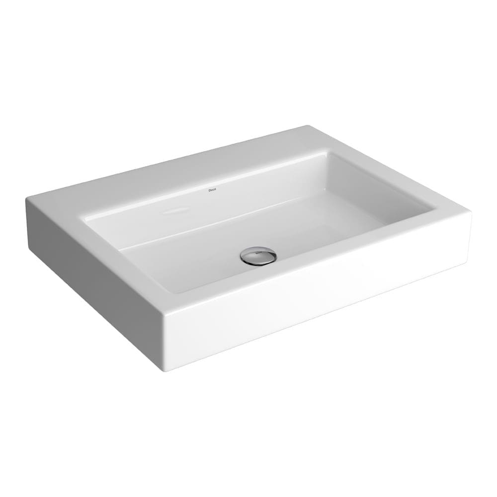 Cuba de Apoio Lavatório Retangular 60,5X45,5cm Branco - L.19.17