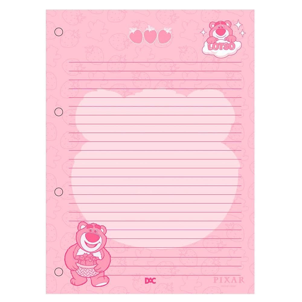 Refil caderno argolado universitário 96 fls Lotso - Dac