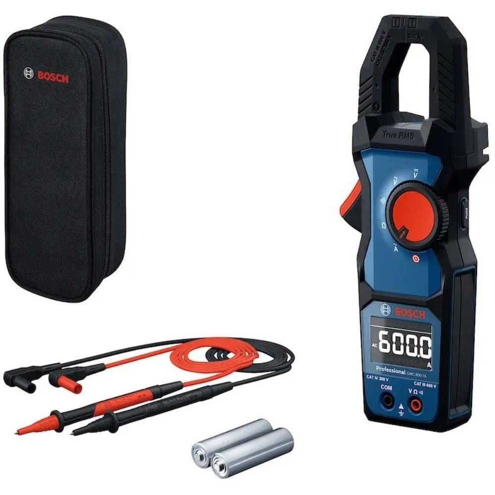 Alicate Amperímetro Digital 600V TRMS GMC 600-15 BOSCH
