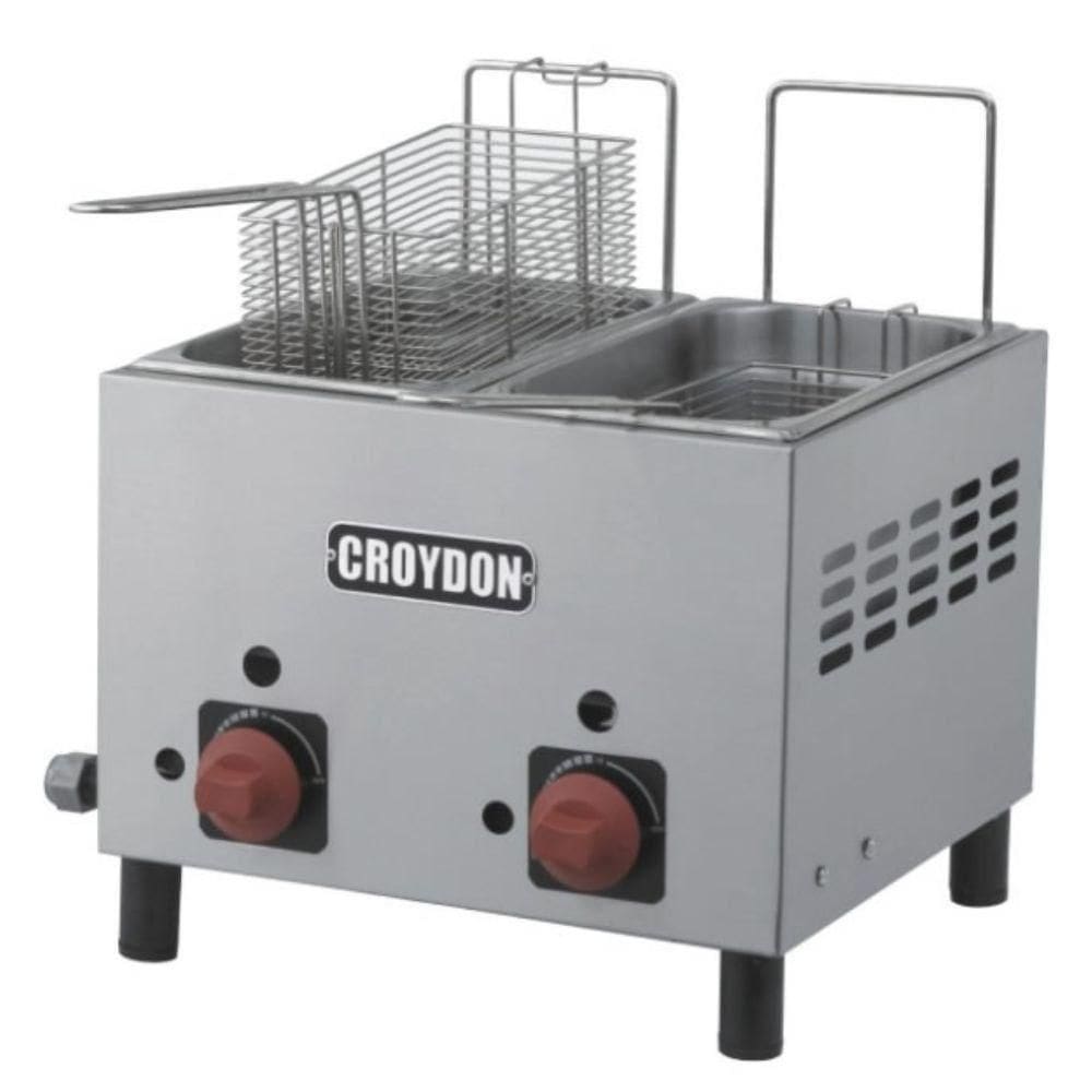 Fritadeira A Gás 6 Litros 2 Cestas F2AG Croydon