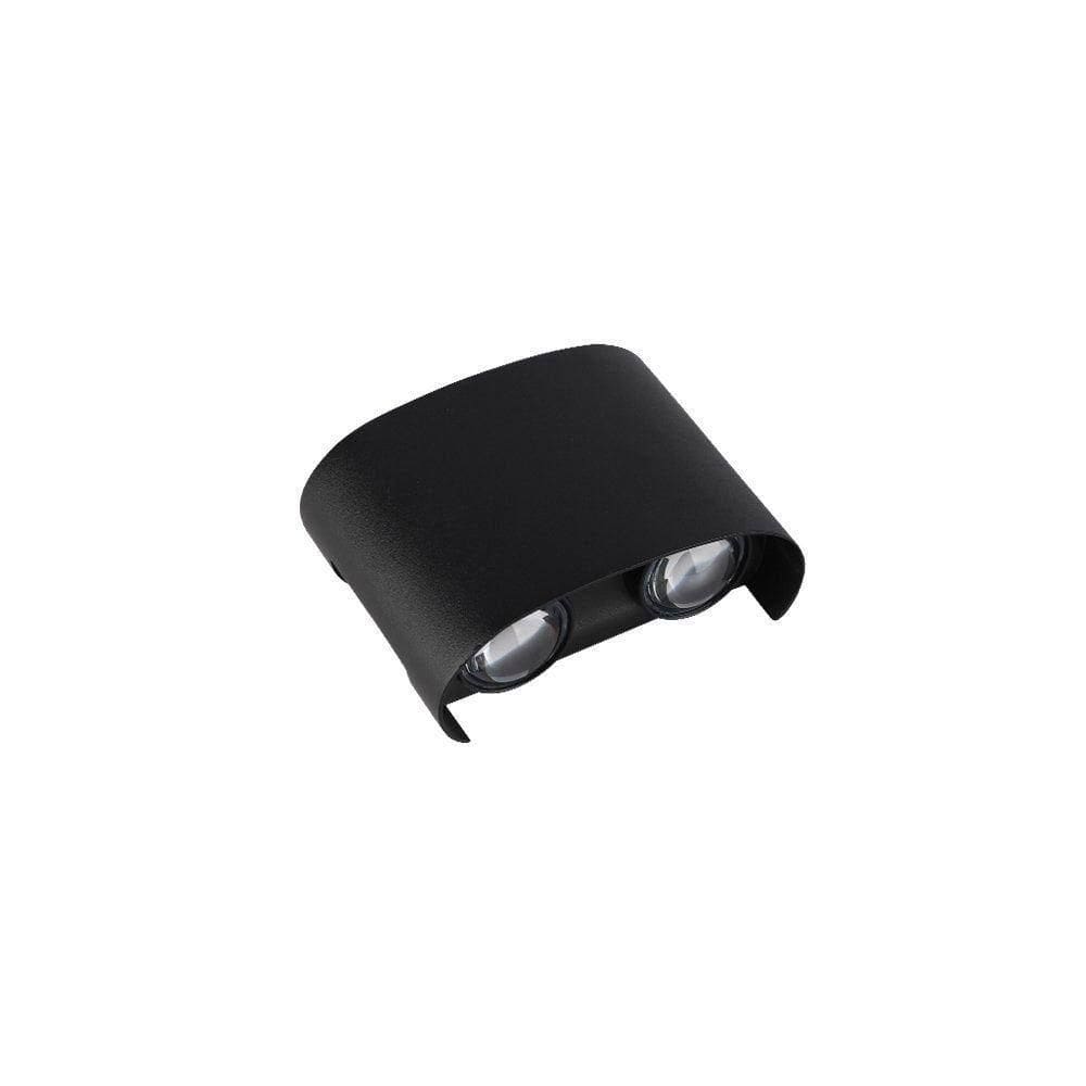 Arandela Nordecor Yori 2 4w Led Bivolt Preto 3000k