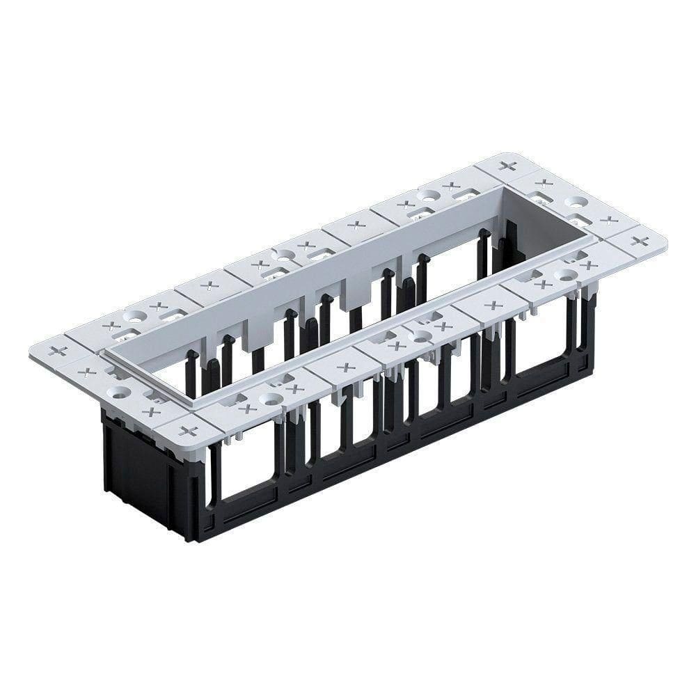 Moldura No-frame Nordecor 6683 Para 4 Módulos Tap Branco
