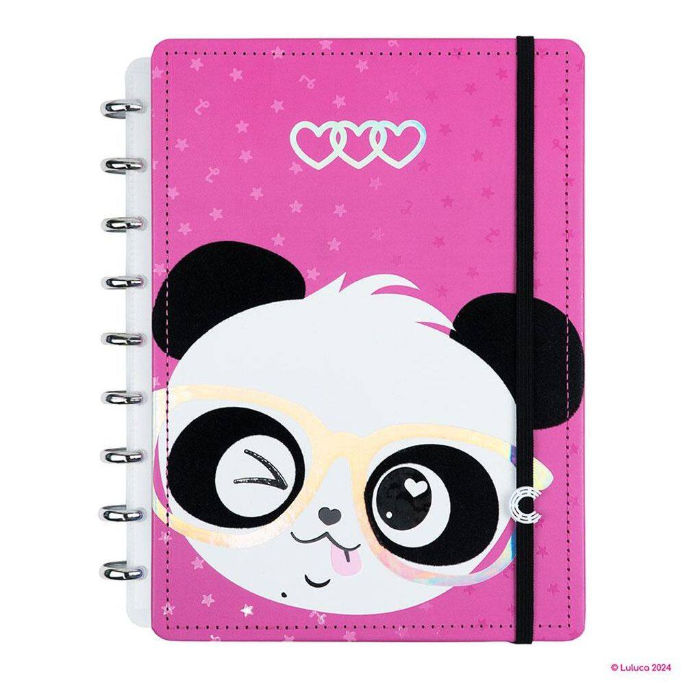 Caderno inteligente médio Pandalu Glow by Luluca
