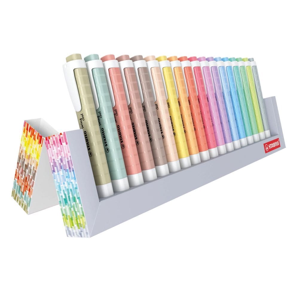 Marca Texto Stabilo Swing Cool 18 Cores Nature Colors