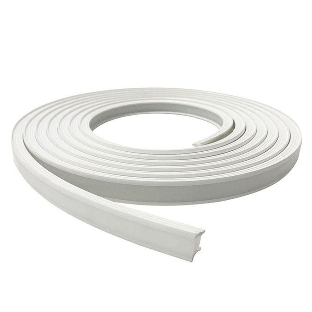 Perfil De Embutir Flexível Para Fita Led Nordecor 20mm Com 5 Metros Branco