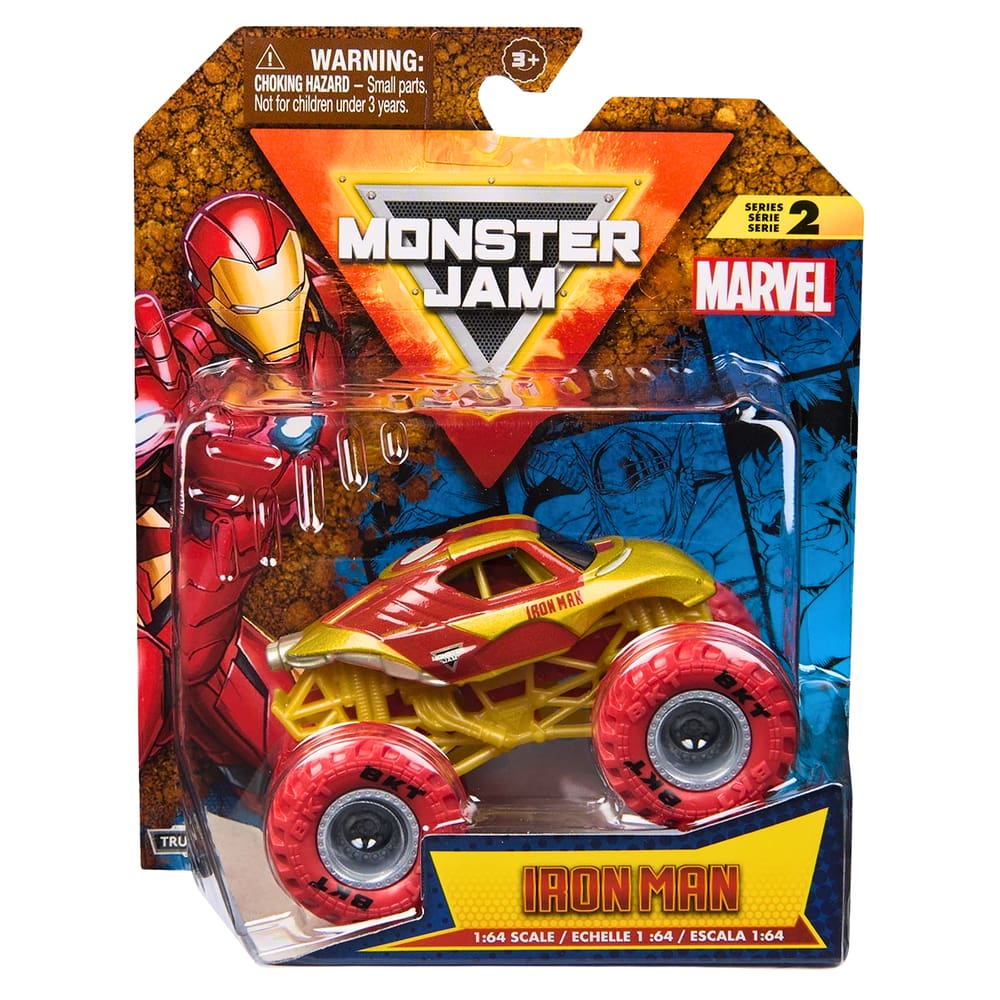 Monster Jam Carro Marvel Serie 2 Escala 1:64 Veículo Sunny