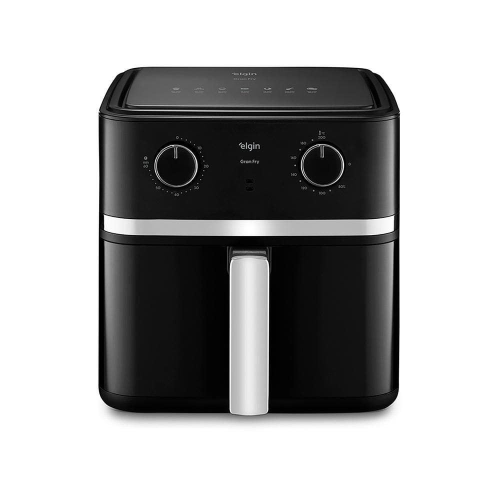 Fritadeira Elétrica Air Fryer Elgin Gran Fry 8 Litros Preto AFG80 127V