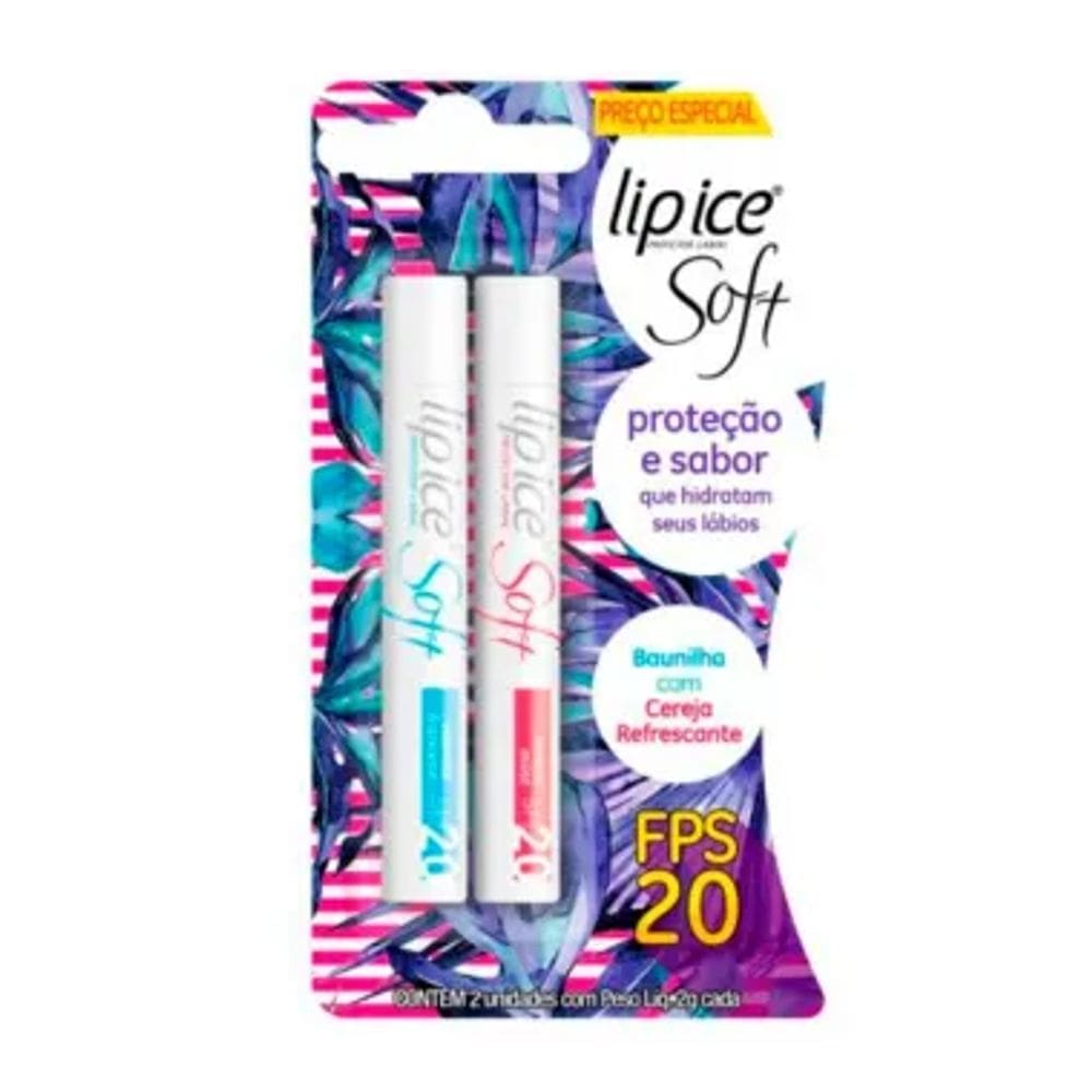 Kit 2 Hidratante Labial Nivea Care 4,8g