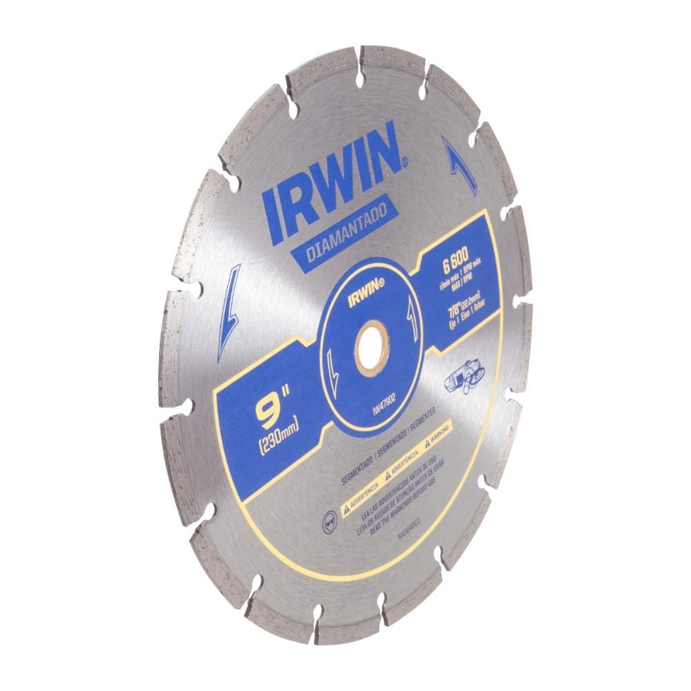 Disco Diamantado Segmentado 230 x 22mm Irwin - IW47902