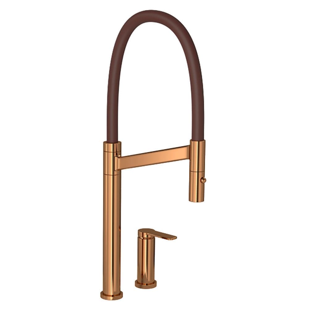 Misturador Monocomando de Mesa Cozinha Bica Movel com Arejador Colore 1/2” Marrom Red Gold - 2289.GL.RD.MR
