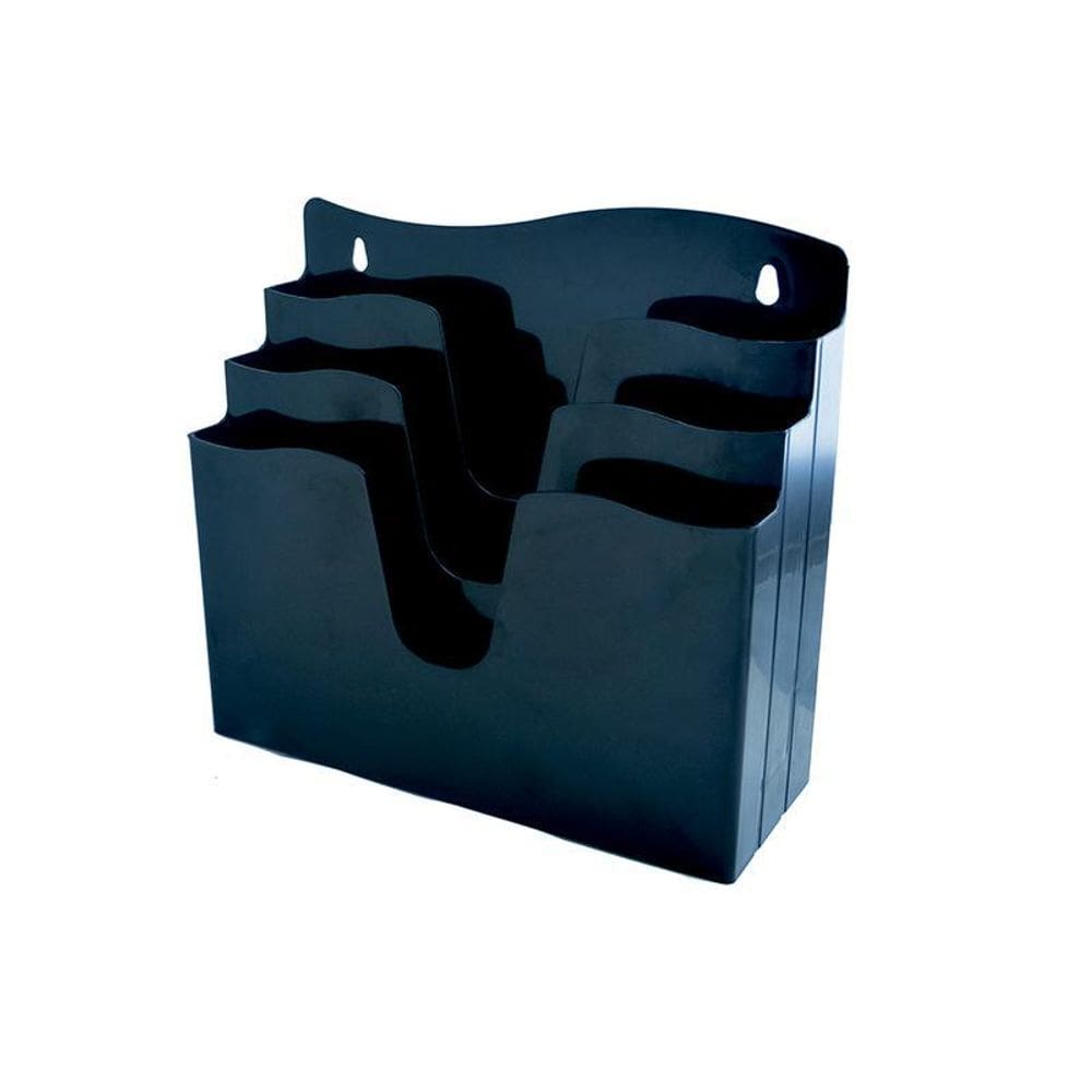 Organizador de escritório 3 divisões preto 3055P Dello