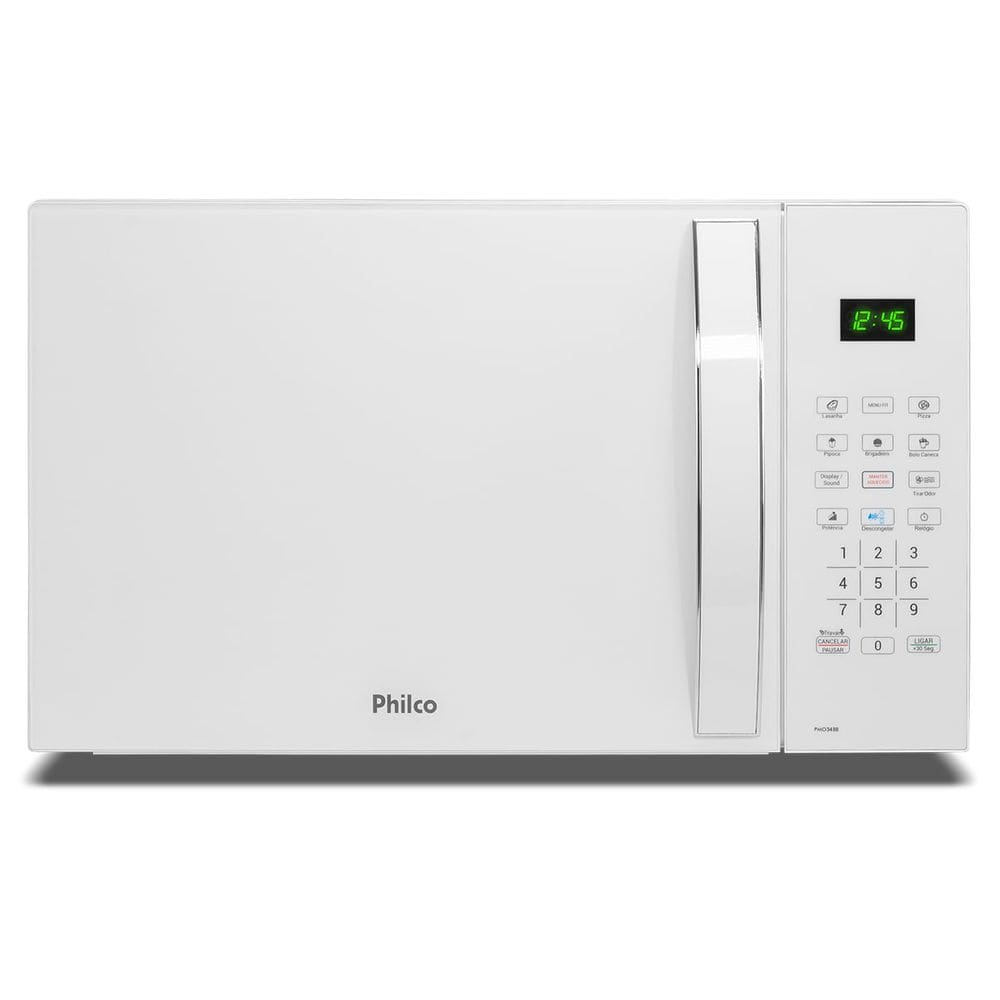 Micro-ondas 34L Philco Limpa Fácil & Tira Odor 1400W PMO34BB