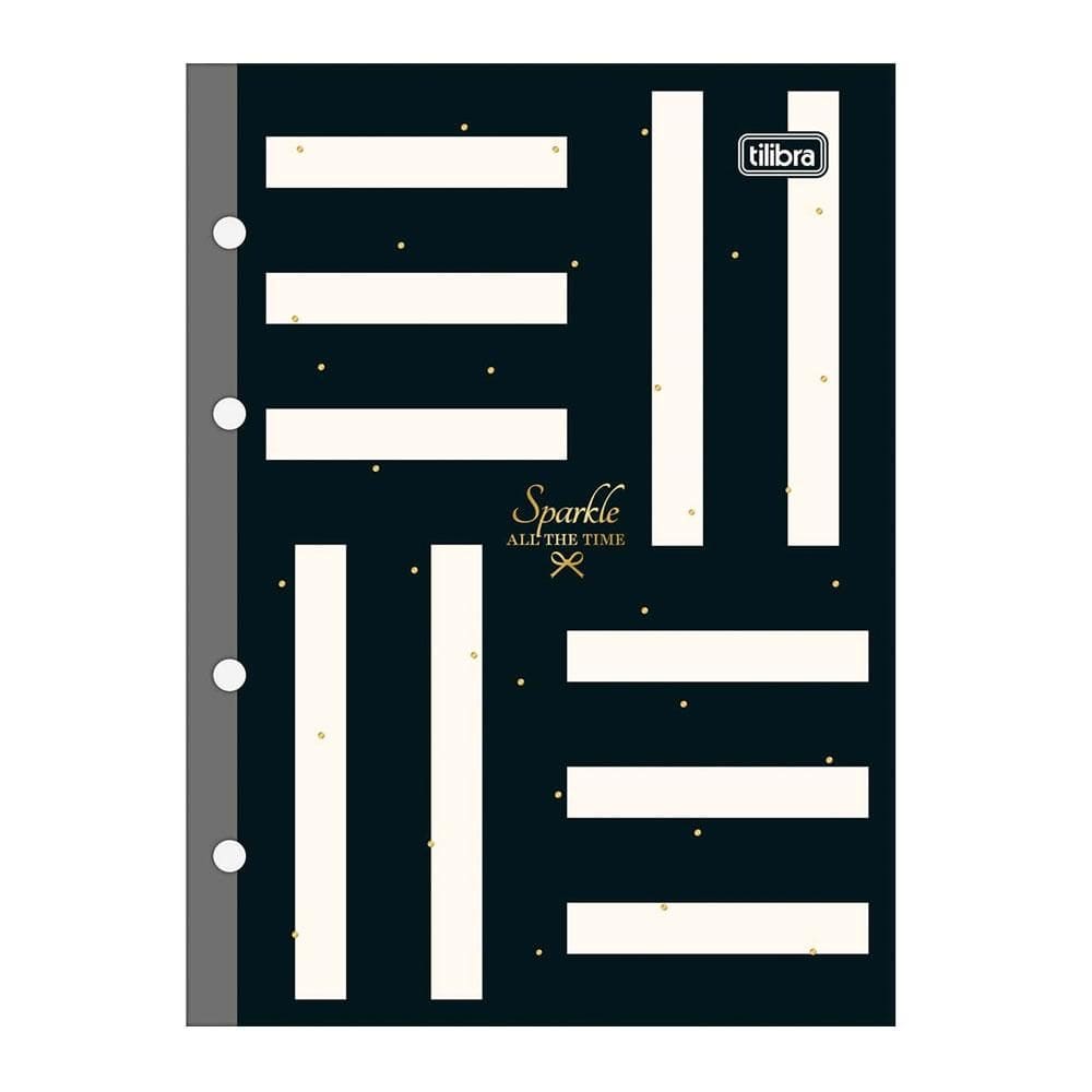 Bloco fichário colegial Tiliflex West Village 80fls Tilibra