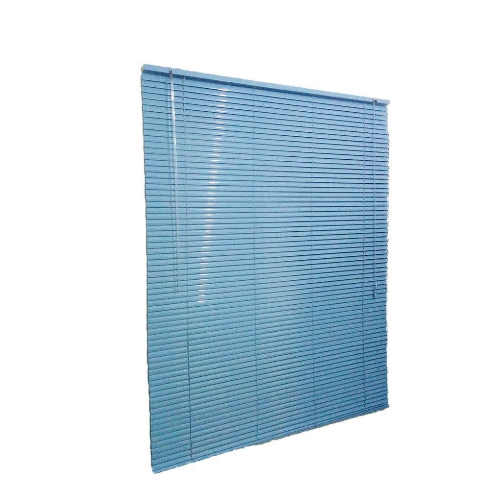 Persiana Horizontal Aluminio 25Mm Azul 60 L X 160 A Cm