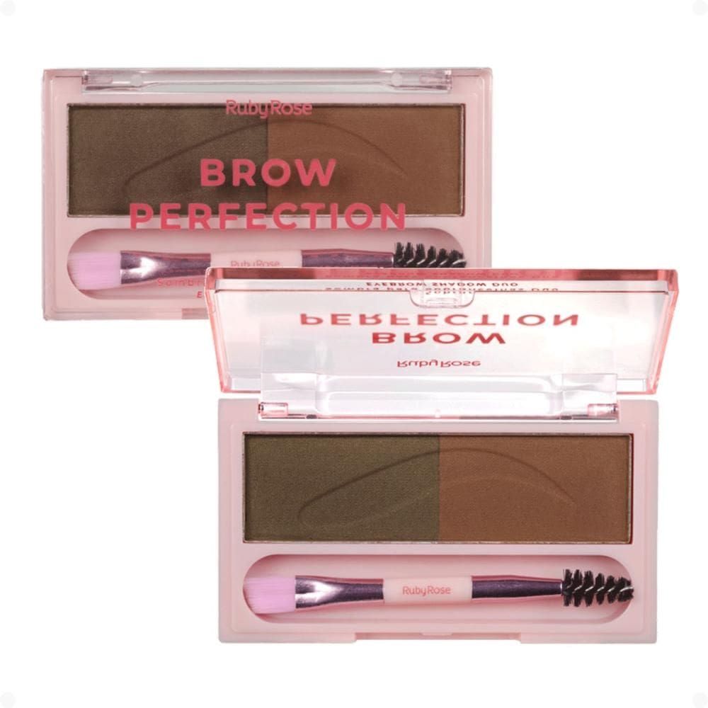 Sombra para Sobrancelhas Duo Ruby Rose Brow Perfection Dou 03 HB-E2501-3