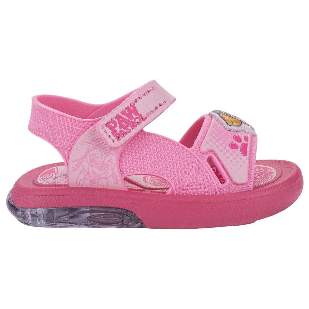 Sandalia Patrulha Canina Com Led Baby 23407 - Rosa Escuro