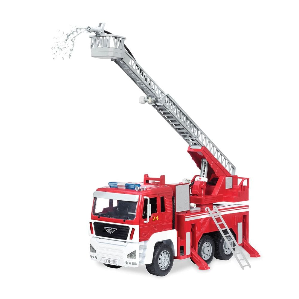 Brinquedo de caminhão de bombeiros conduzido por Battat Large de 45 cm com luzes e sons