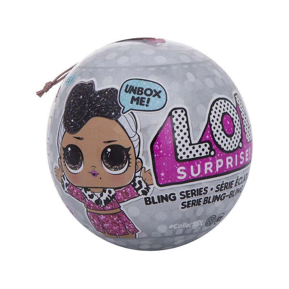 Mini Boneca Surpresa LOL - Lil Outrageous Littles - Bling Series - 7 Surpresas - Candide