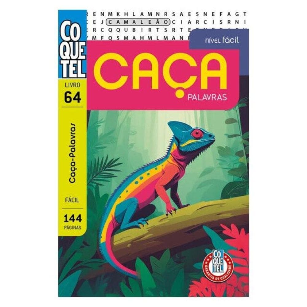 Livro Coquetel Caça-Palavras 64